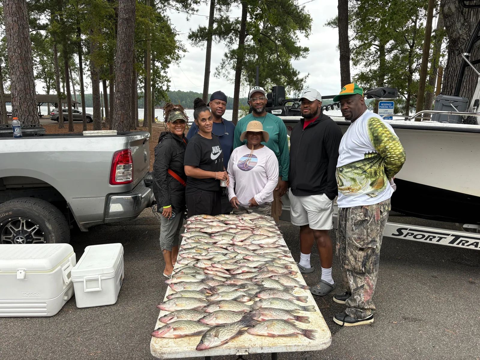 Fishing for crappie in GA
