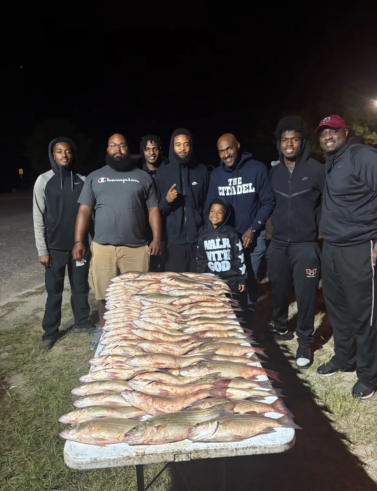 8 people fishing in GA
