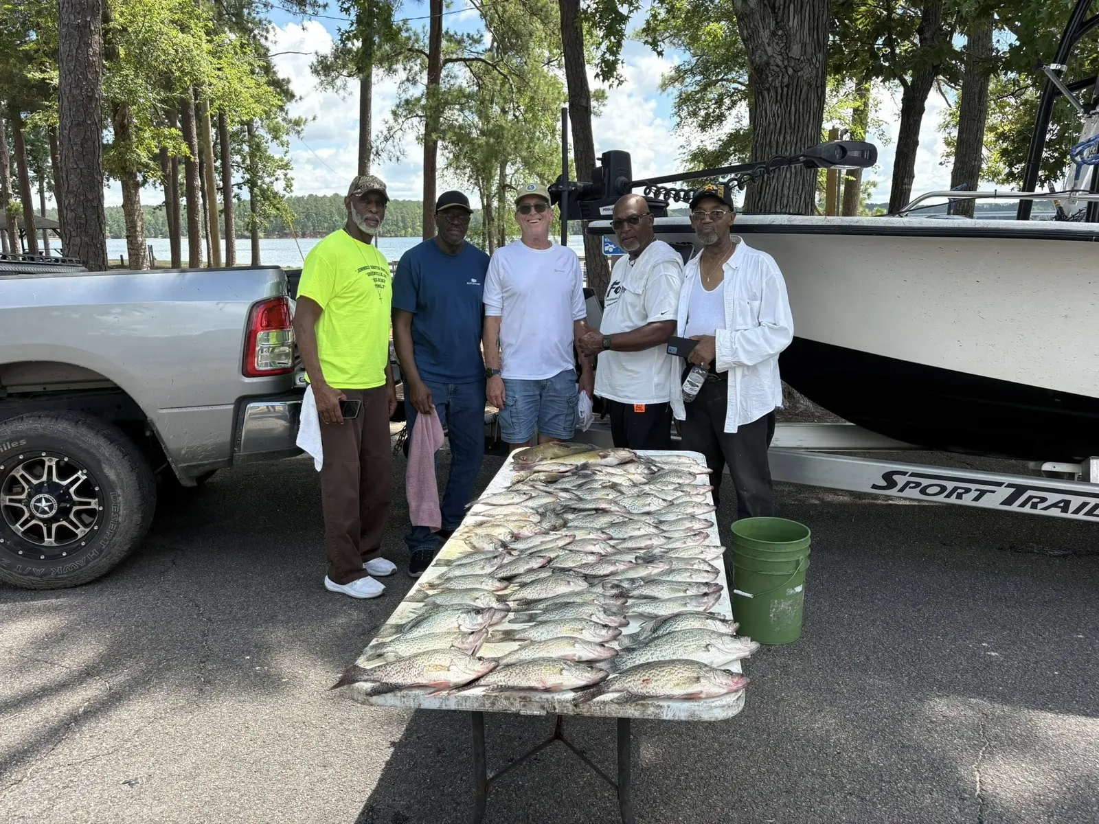 6 people fishing in GA