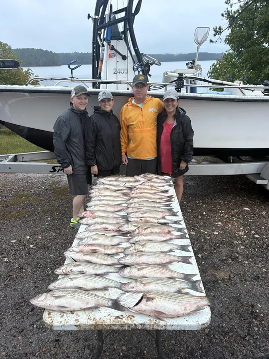 Striper Fishing On Clarks Hill Lake