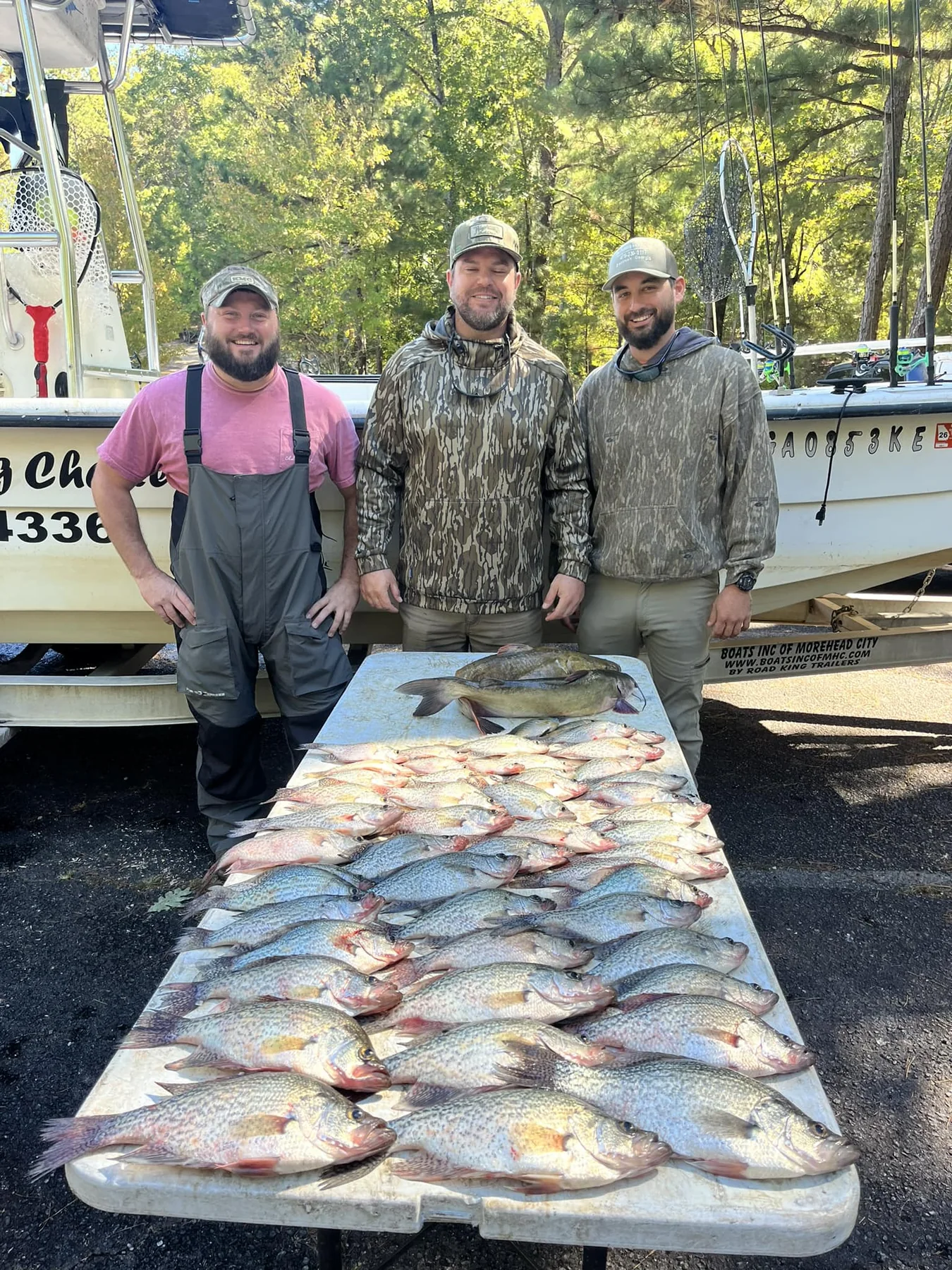 Spring crappie fishing on Clarks Hill Lake