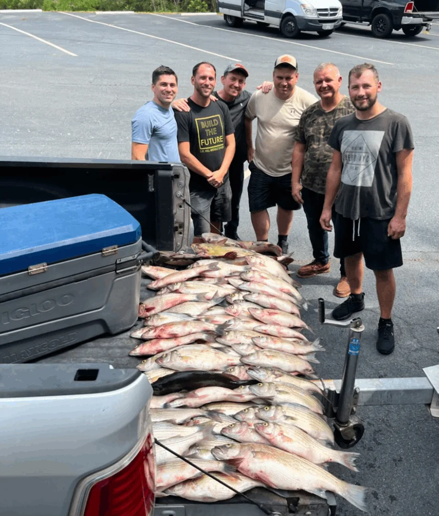 Striped Bass fishing report on Clarks Hill Lake