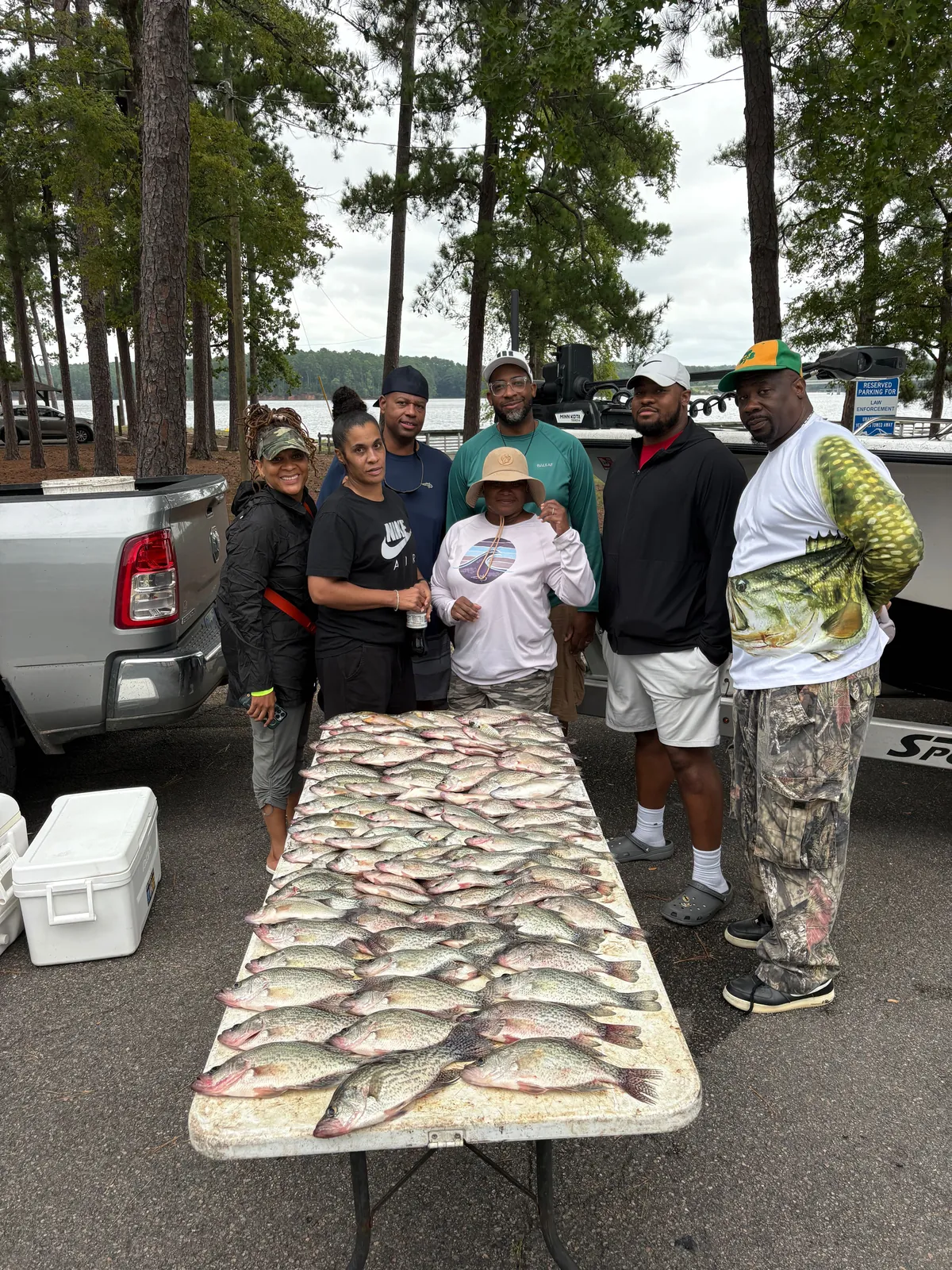 7 people fishing in GA